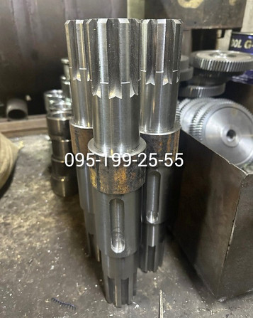 Вал редуктора ПРТ 10.02.662. Редуктор ПРТ 10.02.600 ПРТ-7, ПИМ-40 Дніпро - зображення 1