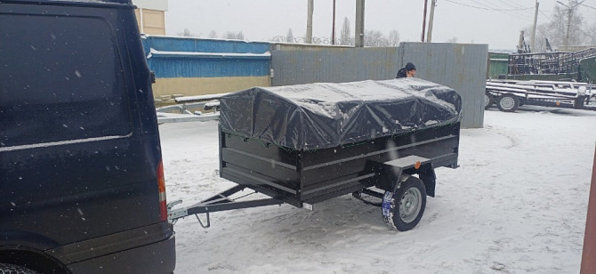 Купить новый одноосный прицеп Днепр-21 Тент и брызговики в подарок Ромни - зображення 4
