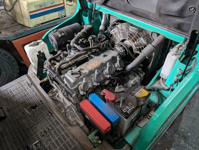 Вилочний автонавантажувач Mitsubishi, напрацювання 2919 мотогодин. Модель: FGE20T Одесса - изображение 6