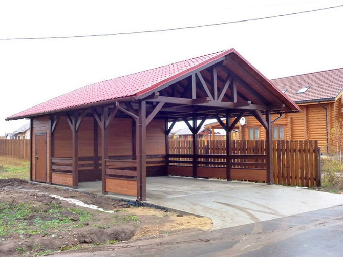 Ворота • Навіси • Паркани • Металоконструкції • Ангари • МАФи Кривой Рог - изображение 3