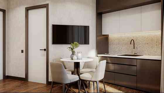 Апартаменти площею 33, 1 м² у готельному комплексі Rich Stone Apart Hotel Яремче