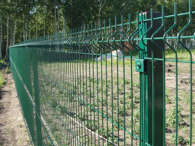 Секційні паркани із 3D сітки — монтаж під ключ Кривой Рог - изображение 1