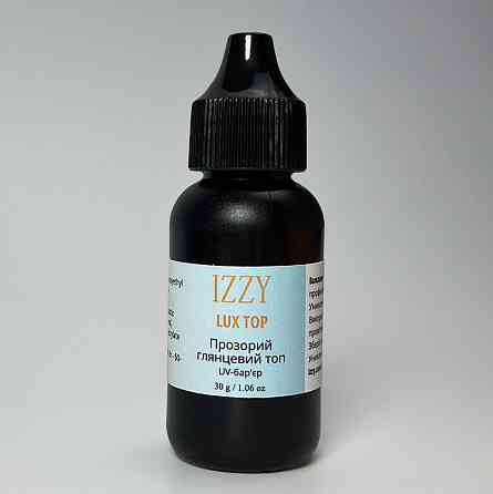 Мега-Об'єм 30г! Топ Izzy Lux Top з УФ-захистом та Дзеркальним Блиском Киев
