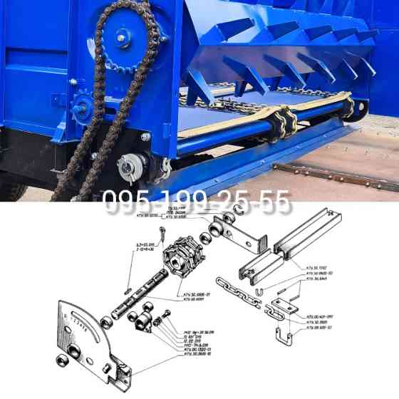 Вал ведучий КТУ 50.6001. Транспортер КТУ 50.0220-10. Зірочка ведуча КТУ 50.1008-01 Днепр (Днепропетровск)