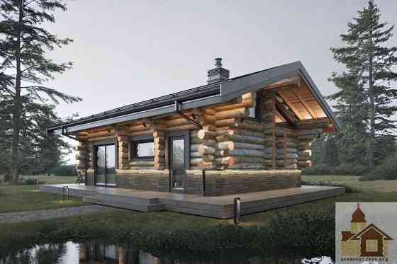 Дерев'яний будинок зі зрубу – Смерековий затишок Одесса