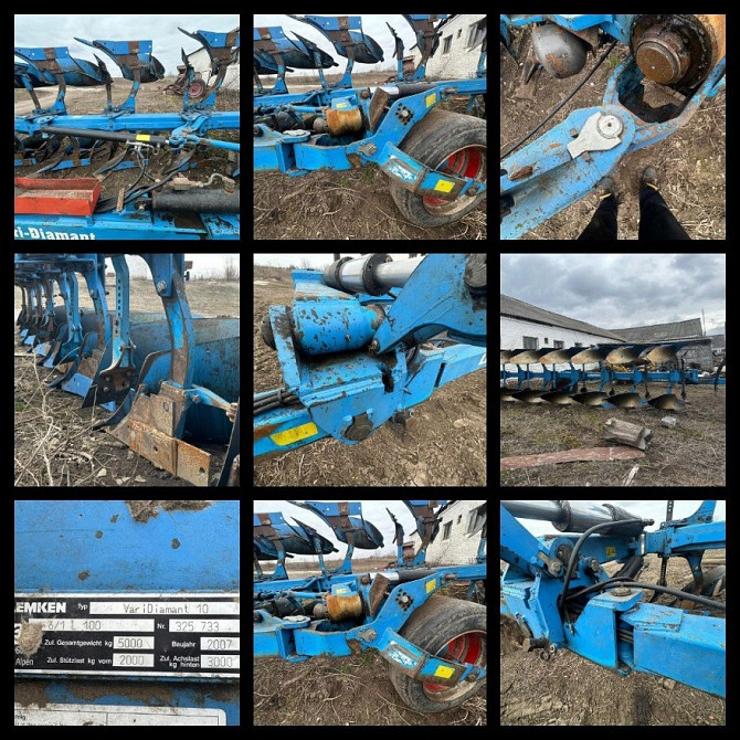 Плуг оборотний Lemken Vari-Diamant 10 6+1 2007 року вигот.з приплужниками, Киев - изображение 1