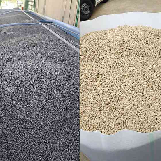 Пелети з дерева та лушпиння для промислового опалення Киев