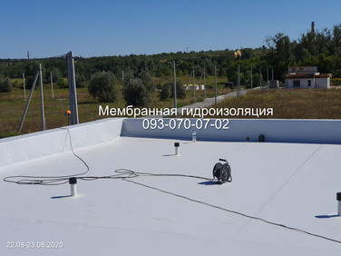 Укладка ПВХ и ТПО мембраны в Марганце Марганець - зображення 1