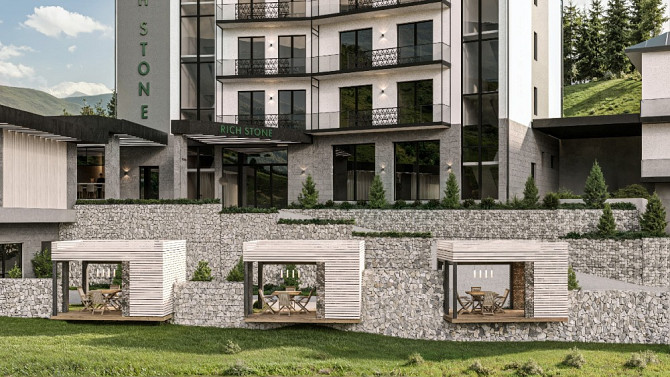 Апартаменти площею 30,2 м² у готельному комплексі Rich Stone Apart Hotel Яремче - зображення 12