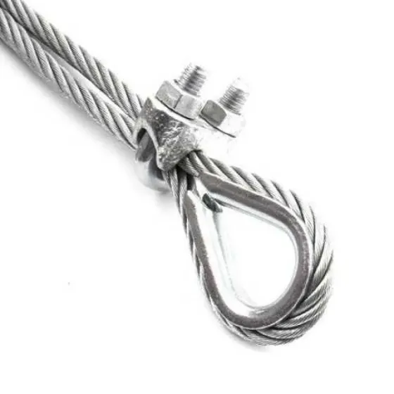 Зажим для троса DIN 741 22 мм,скоба зажим каната Запорожье