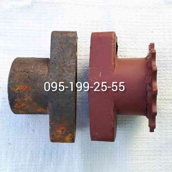 Напівмуфта з зірочкою ПРТ 10.02.520. Напівмуфта ПРТ 10.02.312. Вал передній ПРТ-7, ПРТ-10 Днепр (Днепропетровск)