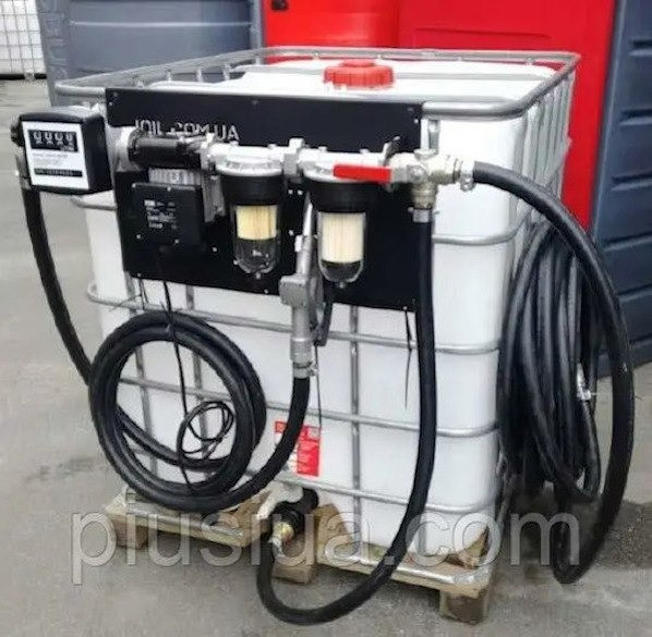 Міні АЗС 1000 л з насосом Piiusi для дизеля Ужгород - зображення 1