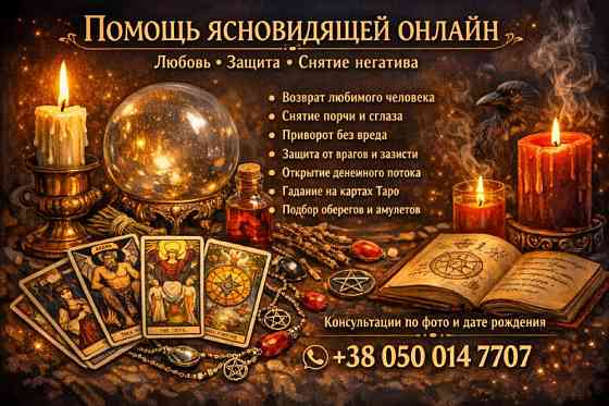 Консультация ясновидящей онлайн по фото. Дніпро