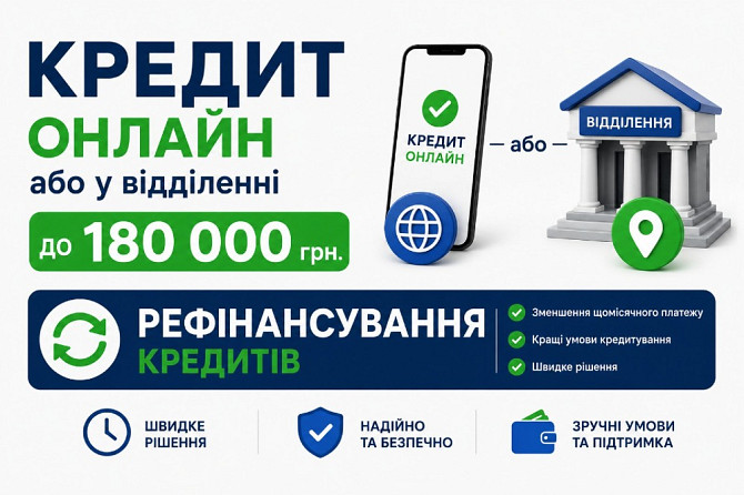 Перекредитування та Кредит без зайвих дзвінків Ужгород - изображение 1