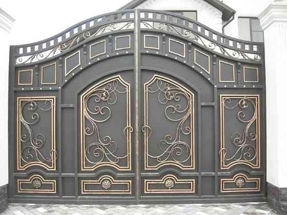 Металлические ворота в Кривом Роге Кривий Ріг