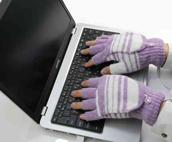 Теплые USB-перчатки: стиль, комфорт и тепло для ваших рук Київ