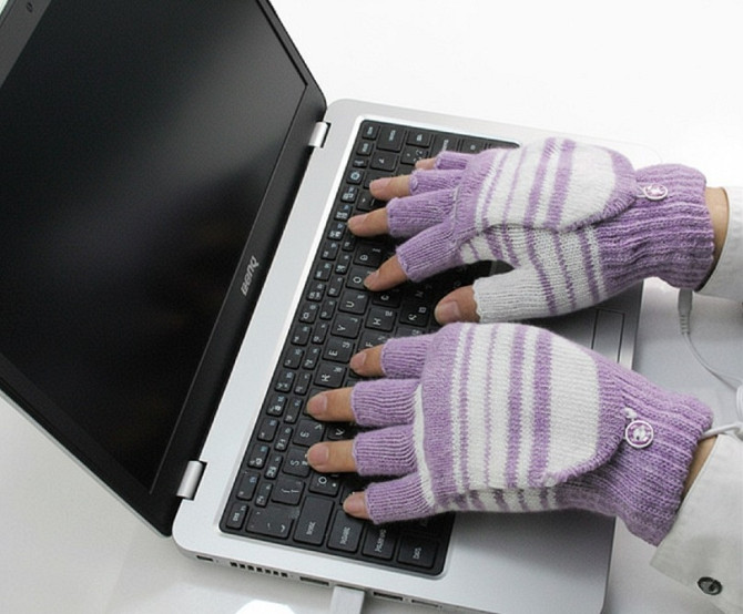 Теплые USB-перчатки: стиль, комфорт и тепло для ваших рук Київ - зображення 2