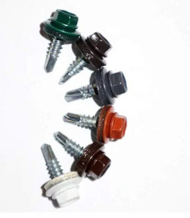 Саморізи по металу, з шайбою, 4,8х19 мм Чернигов - изображение 1