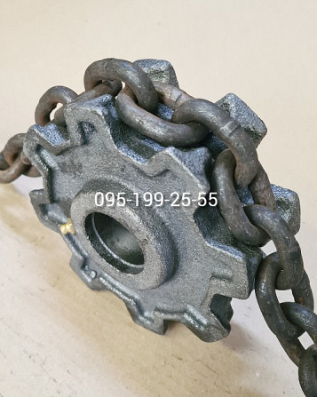 Зірочка (ведена) РОУ-6 ПИН 01.118Б. Ланцюг транспортера РОУ-6 Дніпро - зображення 1