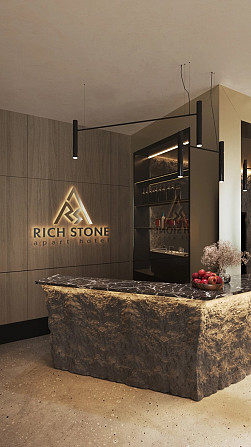 Апартаменти площею 60,8 м² у готельному комплексі Rich Stone Apart Hotel Яремче - зображення 10