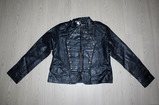 Куртка байкерская мужская XXL натуральная кожа новая с бирками Київ - зображення 6