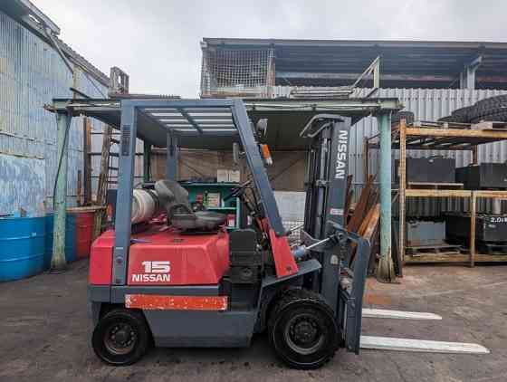 Вилочний автонавантажувач Nissan, з напрацюванням 3757 мотогодин. Модель: J01A15 Мукачеве