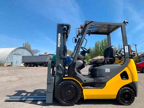 Вилочний автонавантажувач Komatsu, компакт з кабіною та позиціонером для кожної вили. Модель: FG20NT Винница