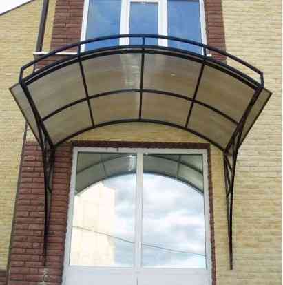 Навес над входом, навес над машиной, навес над двором - любые размеры и конструкция, с установкой Київ