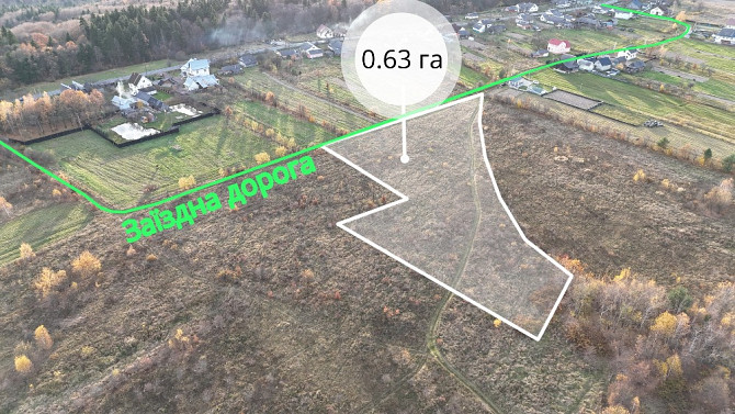 Земельна ділянка у Делятині площею 0.63 га. Делятин - зображення 1
