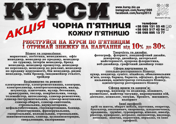 Курси кухаря, електрика, маляра, зварника, слюсаря Днепр (Днепропетровск) - изображение 1