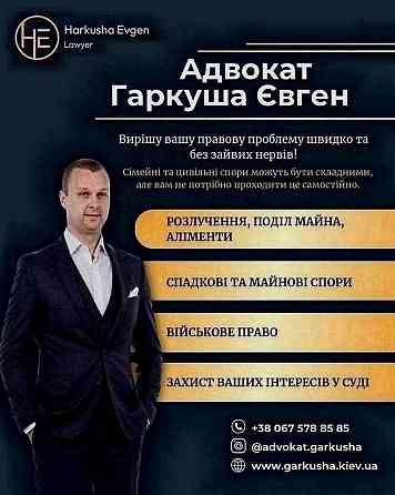 Юридична допомога в Києві від досвідченого адвоката Євгена Гаркуші. Київ
